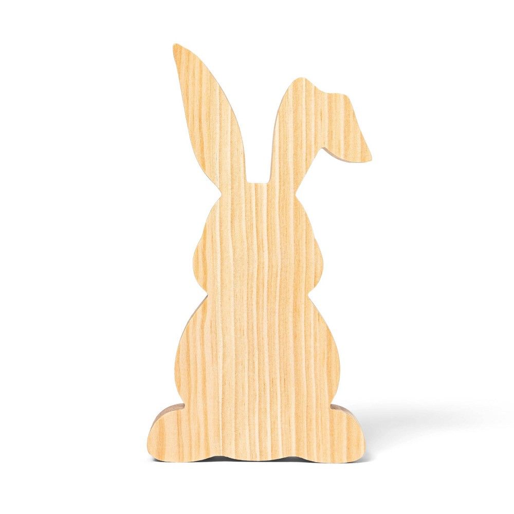 Easter Wood Bunny Front Profile with Floppy Ear - Mondo Llama | Target
