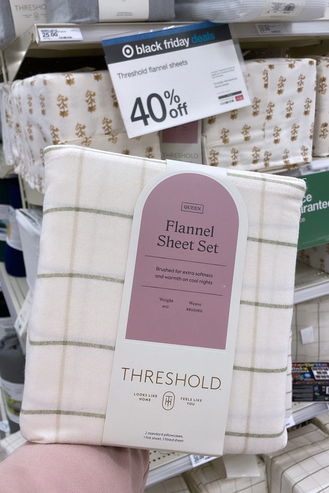 Target Black Friday Deals! Flannel sheet set. I have these in 4 different patterns! Warm and comfy cozy. The more you wash them, the softer they get! 
Brushed flannel. Sheet set. 

#LTKhome #LTKsalealert #LTKCyberWeek