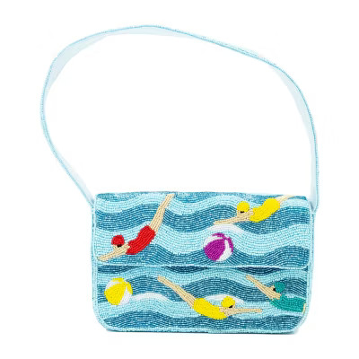 new!SOL and MER Beaded Baguette Shoulder Bag | JCPenney