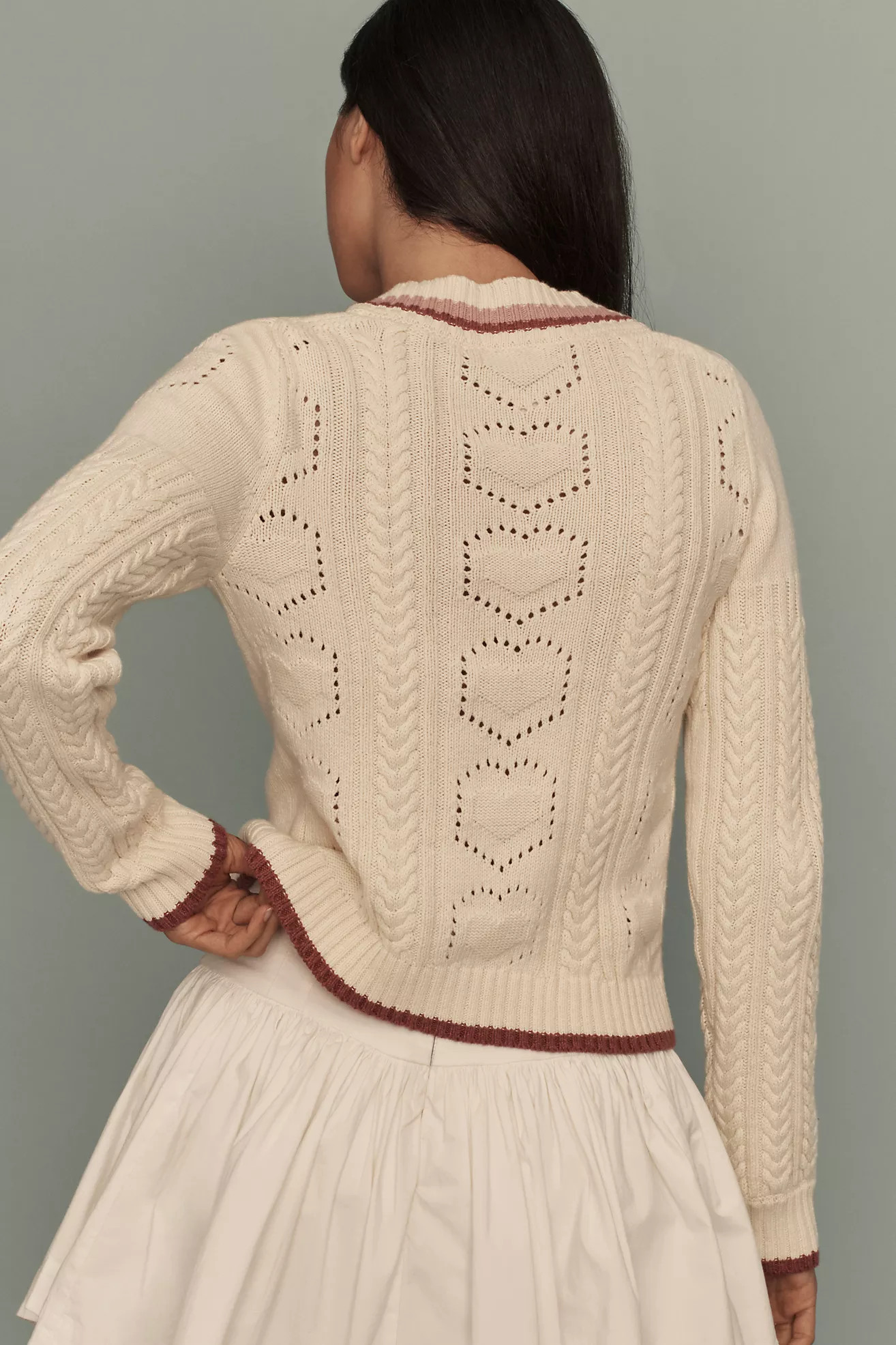 Maeve Asymmetrical Cardigan Sweater | Anthropologie (US)