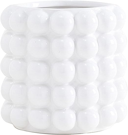 Anding White Vase. Flowers. White Ceramic Vase for Home Decor. Pampas Grass Vase. Boho Vase.Moder... | Amazon (US)