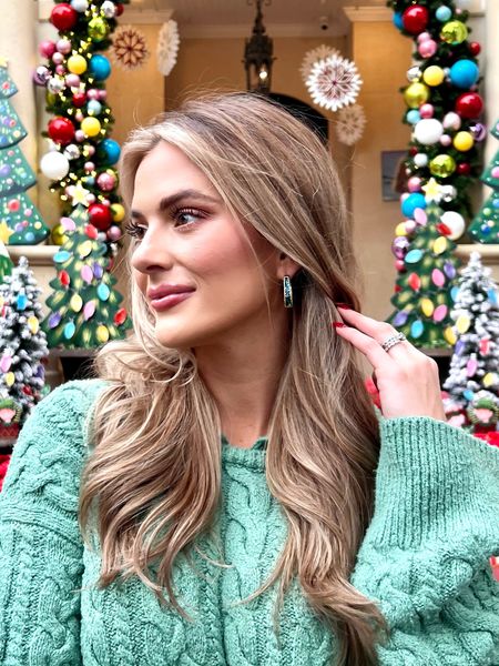 Kendra Scott green earrings perfect for Christmas 

#LTKHoliday #LTKstyletip #LTKSeasonal