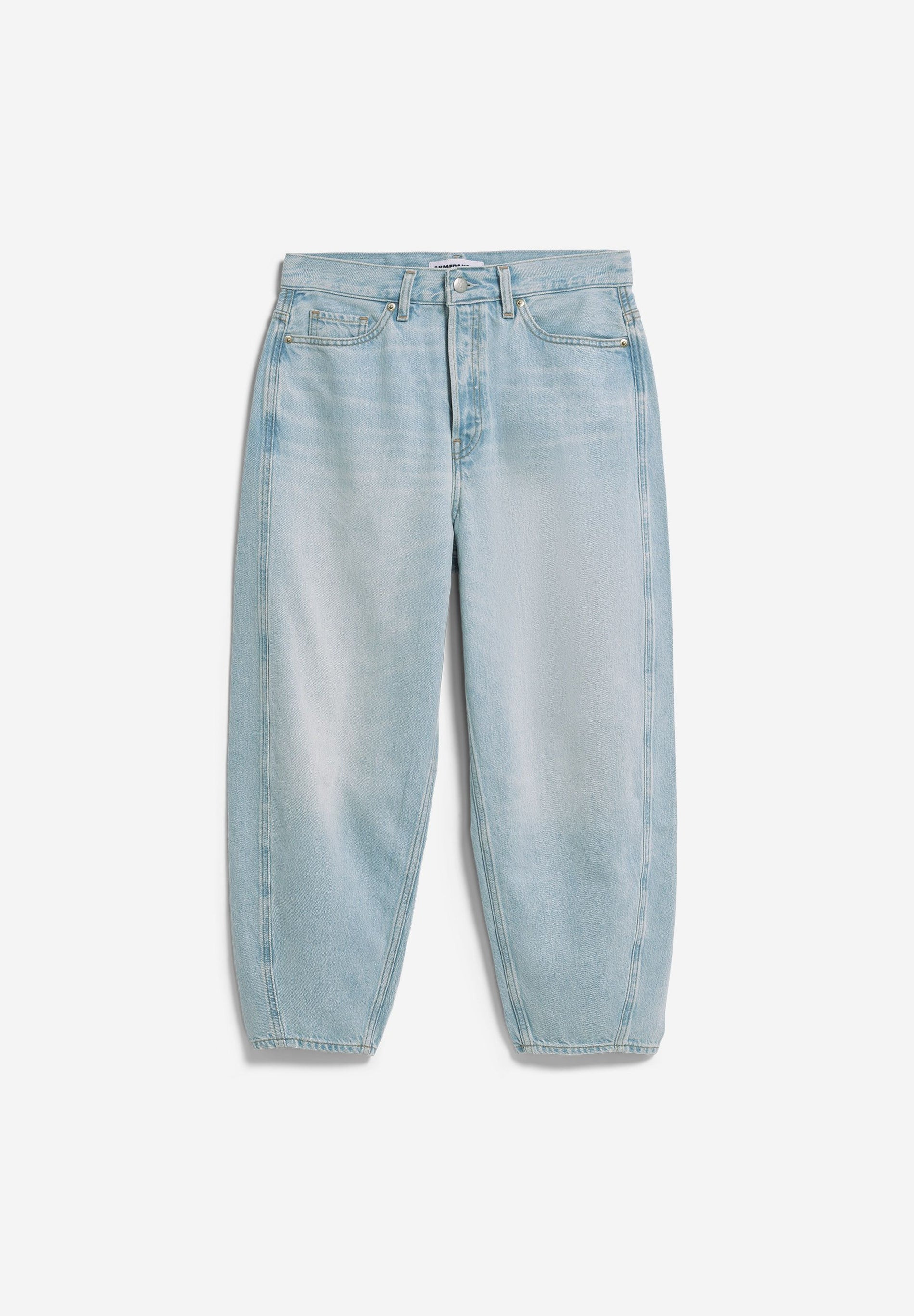 "BAARLY HIGH WAIST BARREL JEANS Bio-Baumwoll Mix non stretch" | Armedangels EU