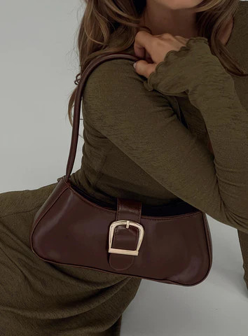 Quinelle Bag Brown | Princess Polly US