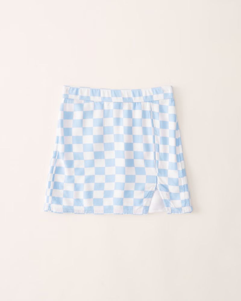 pattern notch-front skirt | Abercrombie & Fitch (US)