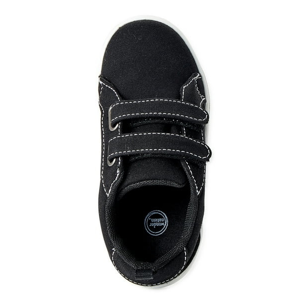Wonder Nation Toddler Boys Casual Canvas Sneakers, Sizes 7-12 | Walmart (US)