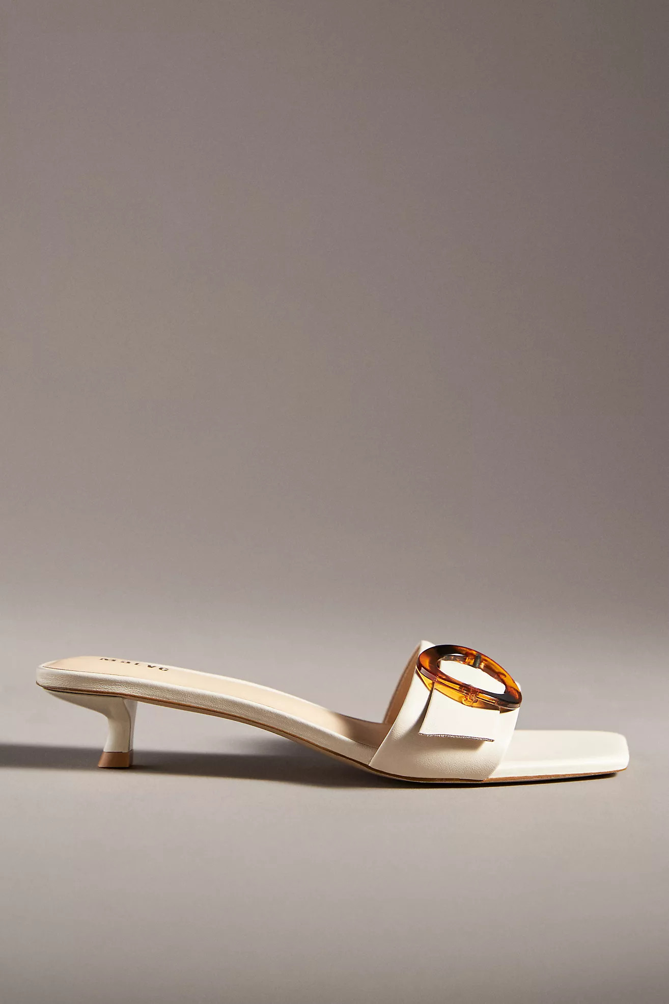 Maeve Buckle Kitten Heels | Anthropologie (US)