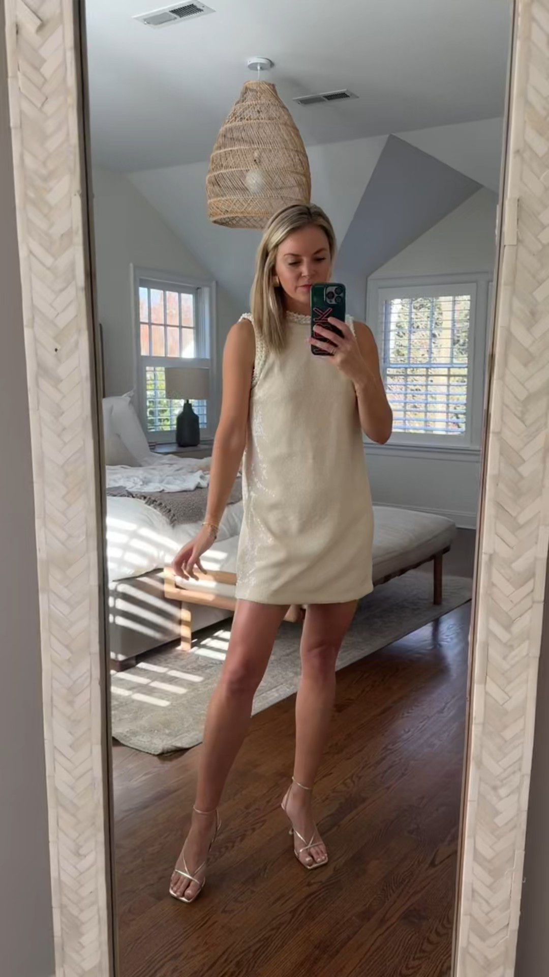 Dress is 30% off with code THIRTY. 
-size 4 dress 
-heels tts 

Holiday dress 

#LTKSaleAlert #LTKHoliday