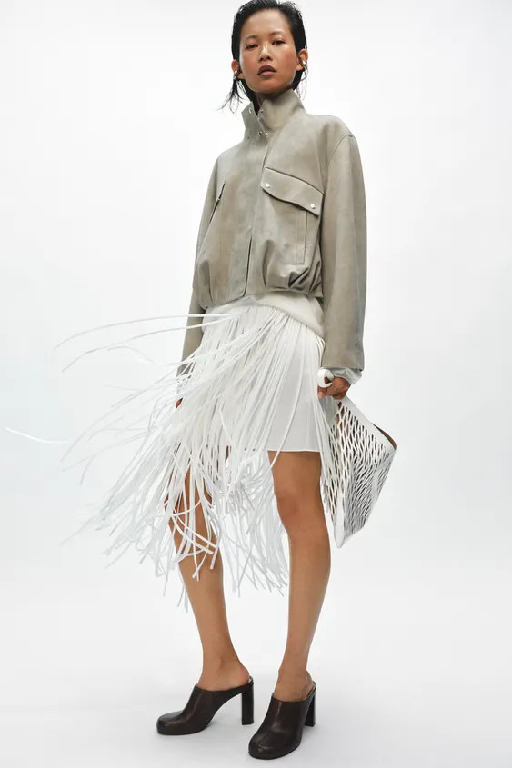ZW COLLECTION LIMITED EDITION SUEDE LEATHER JACKET | Zara UK