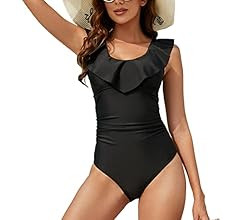 drakloak One Piece Bathing Suit for Women Tummy Control Bathing Swimsuits Womens Monokini Swimsui... | Amazon (US)