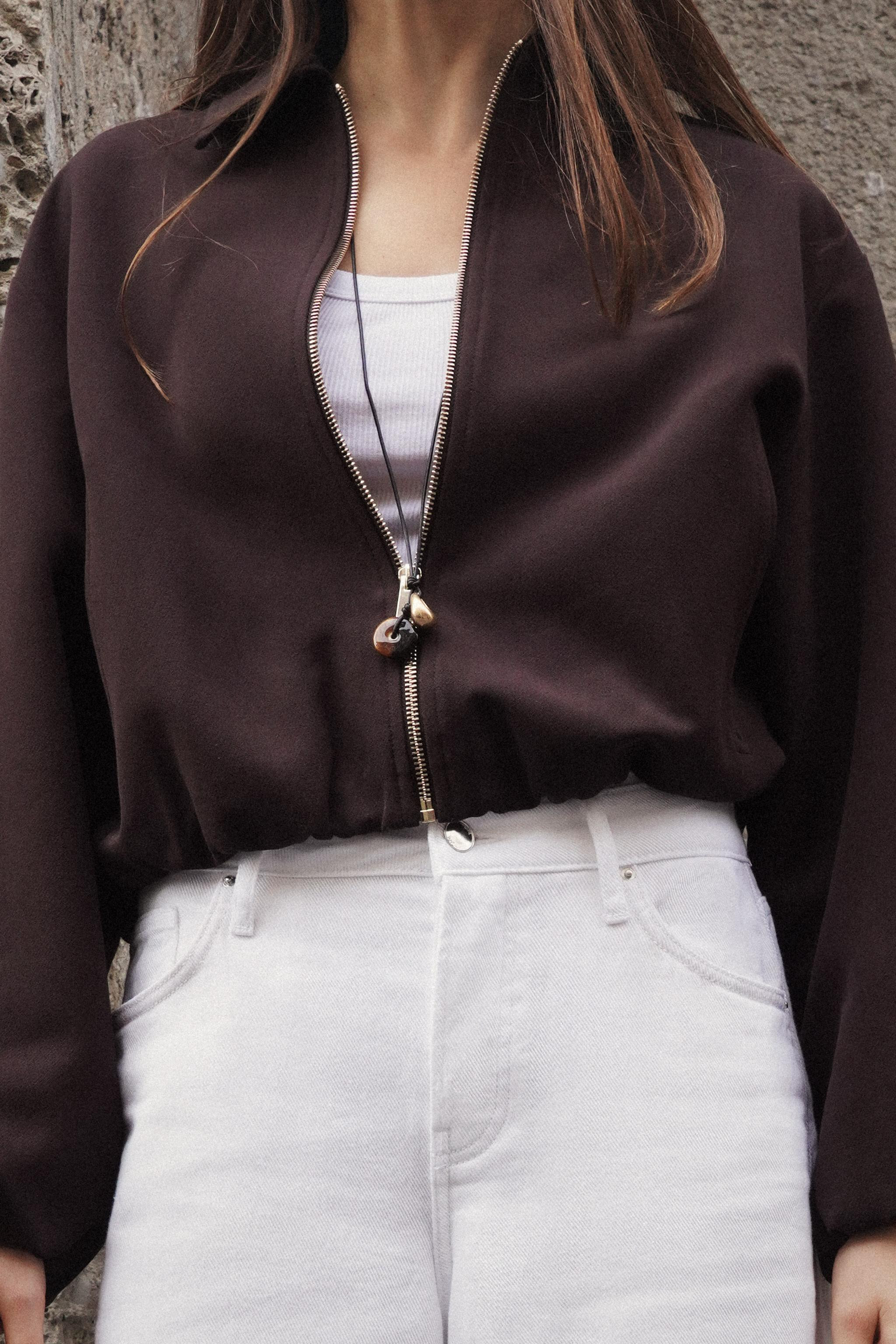 ZIP-UP PUFFBALL JACKET | Zara UK