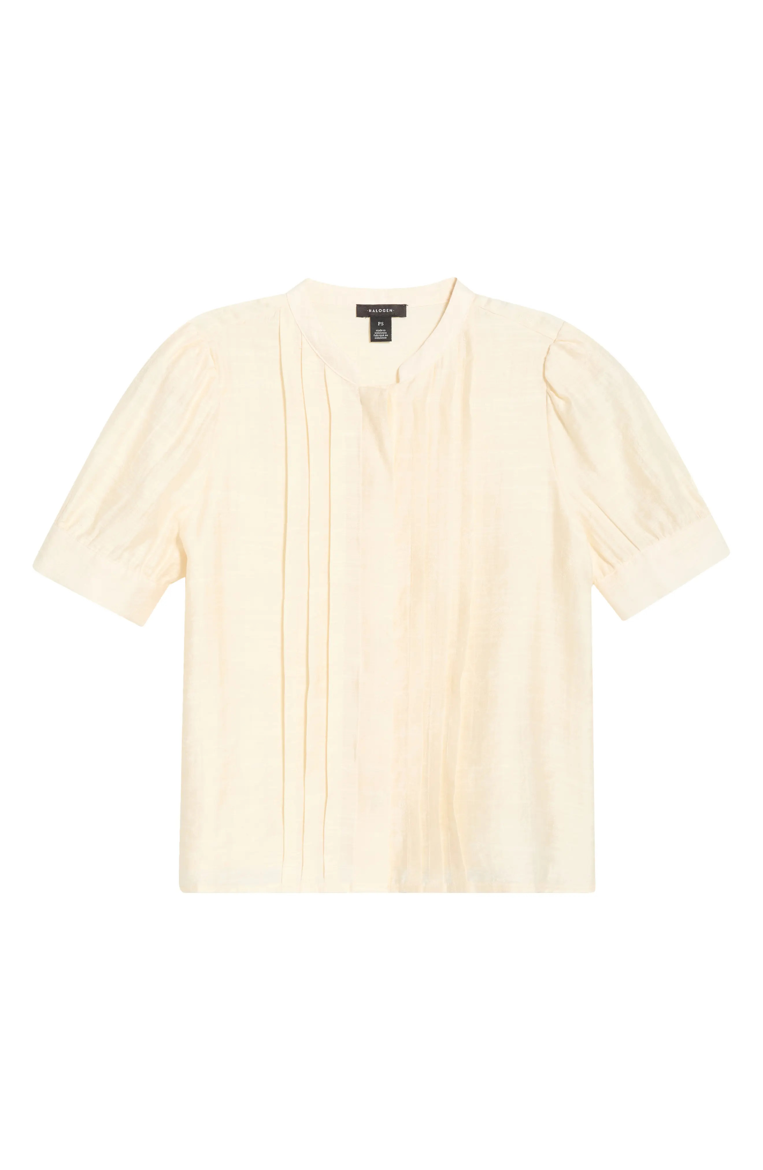 Pintuck Pleat Button-Up Top (Women) | Nordstrom | Nordstrom