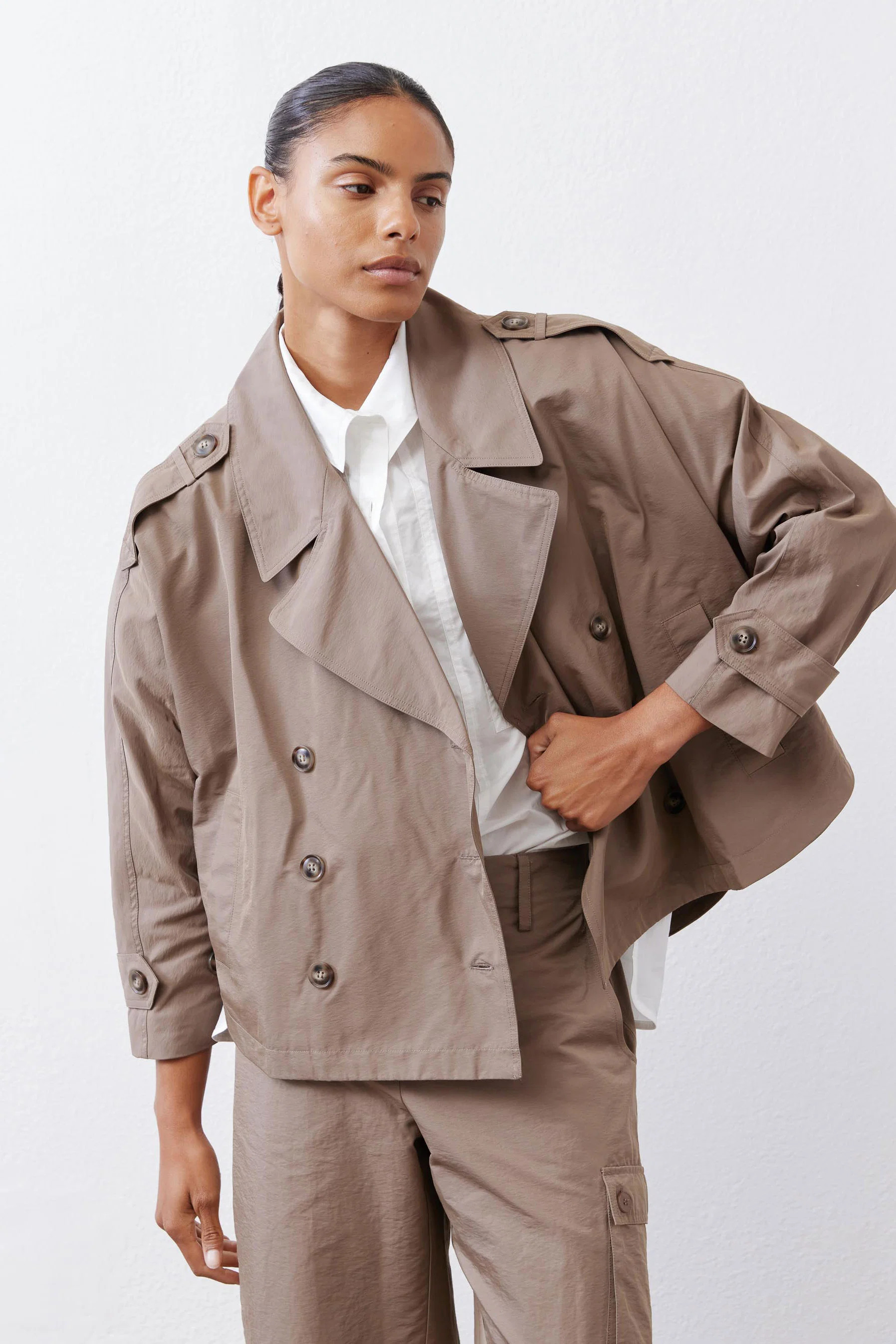The Oversized Nylon Trench | Ruti