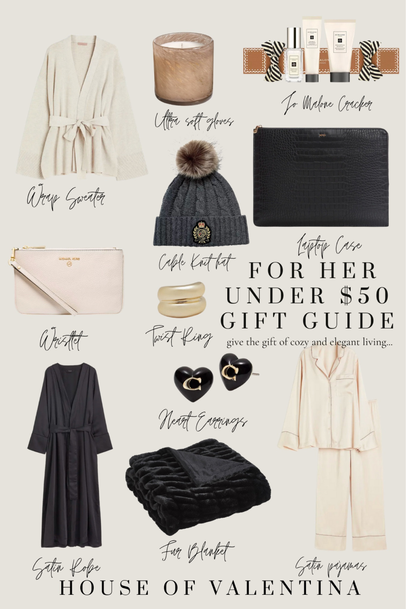 For her under $50 gift guide 🖤

#LTKGiftGuide #LTKfindsunder100 #LTKSeasonal