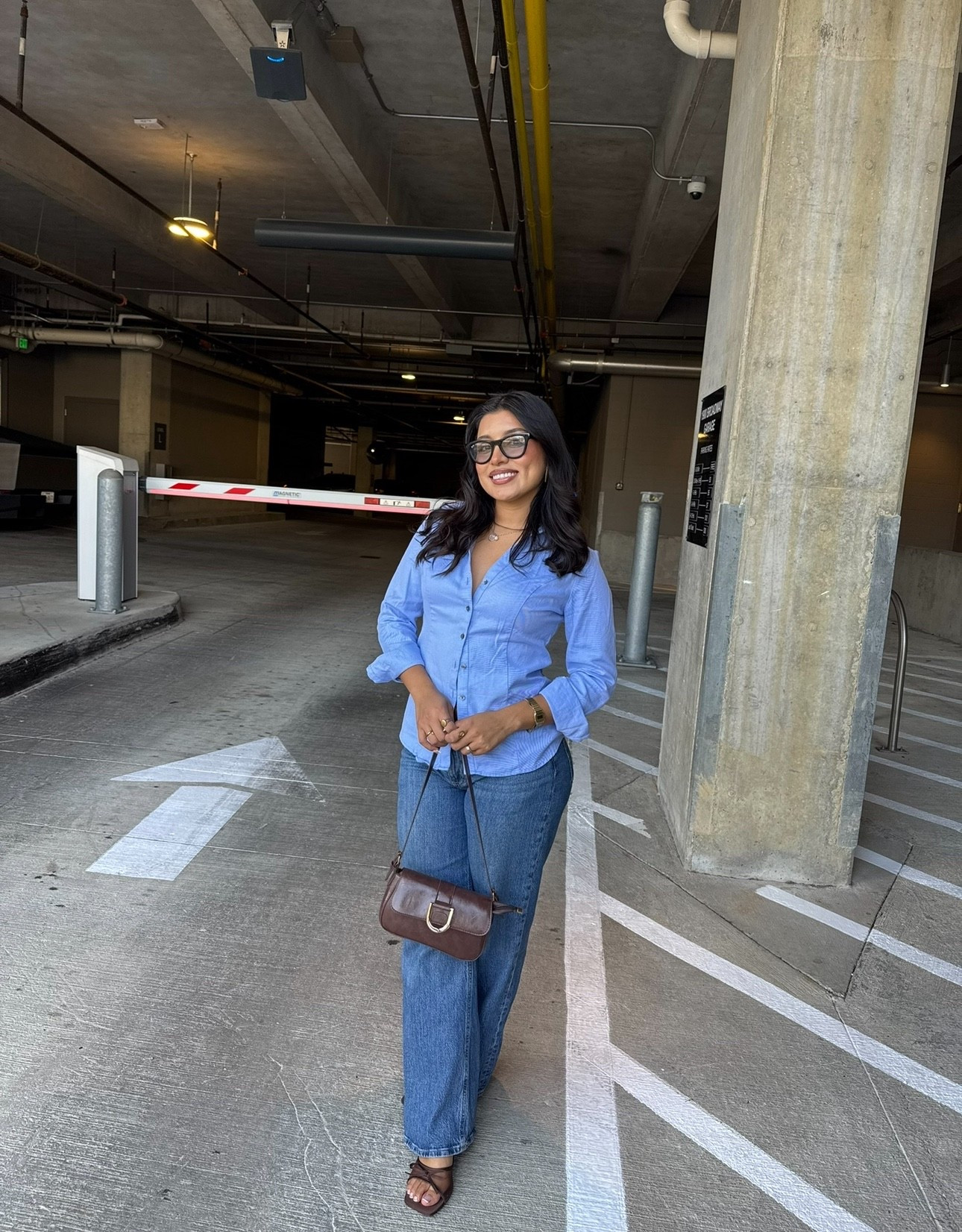 Simple fall ootd & meta glasses ✨👜👓