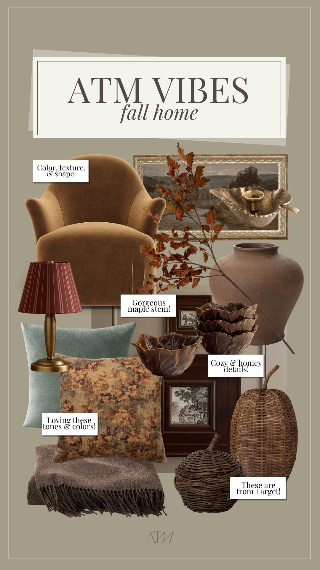ATM Vibes - Fall Home! Loving color, texture, and pattern for fall!

fall home, seasonal home decor, fall home decor, fall decorating, cozy fall home

#LTKSeasonal #LTKHome