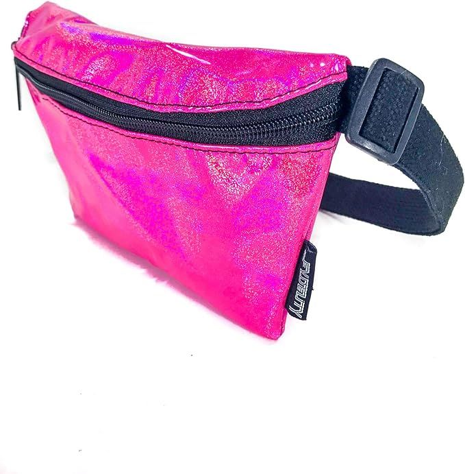 FYDELITY-Fanny Pack|Women Men|Crossbody Sling Belt Bag Waist|Holographic|LA Pink | Amazon (US)