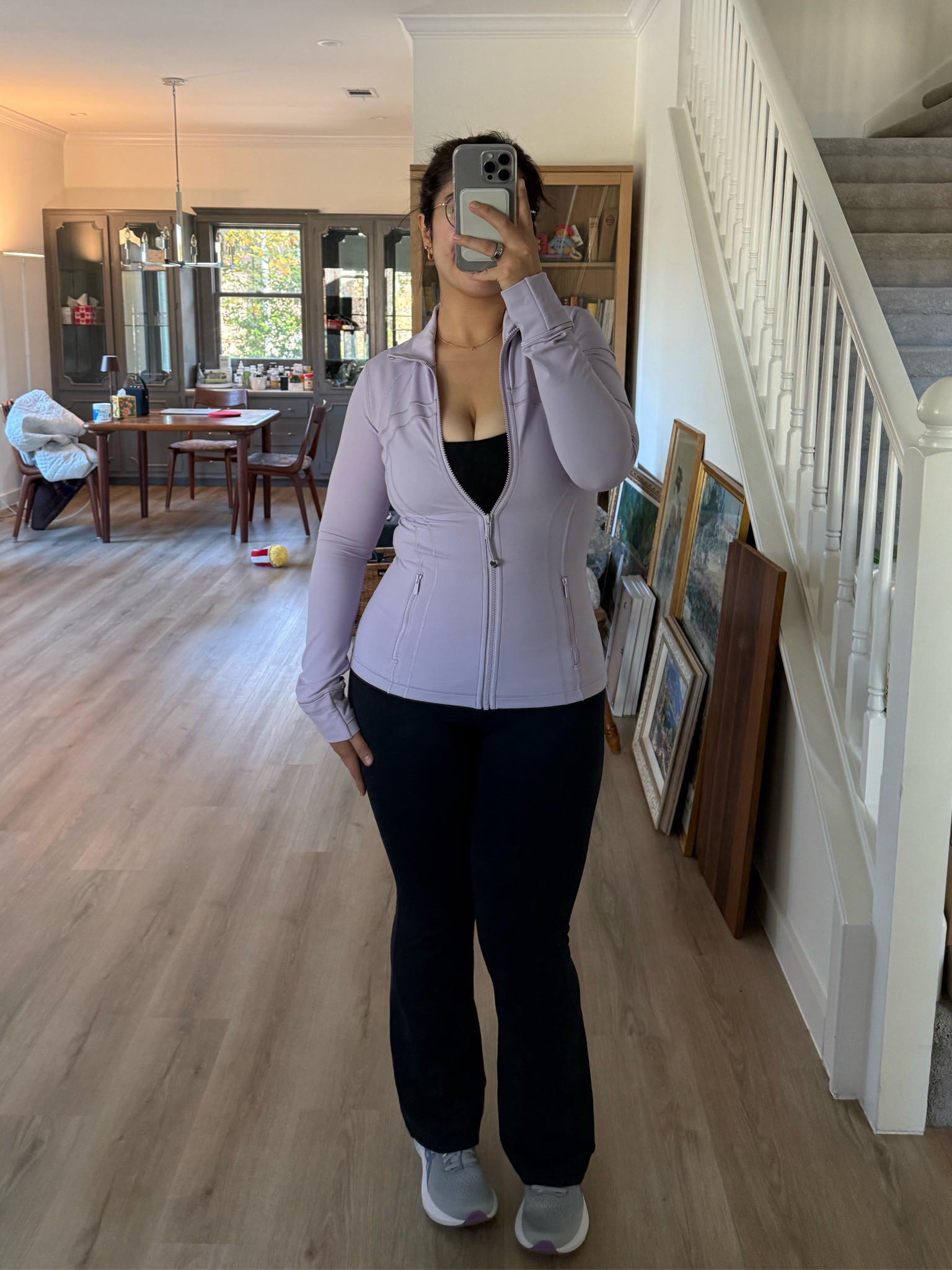 8 in the jacket, M in the bra and leggings!

#LTKMidsize #LTKActive #LTKFitness