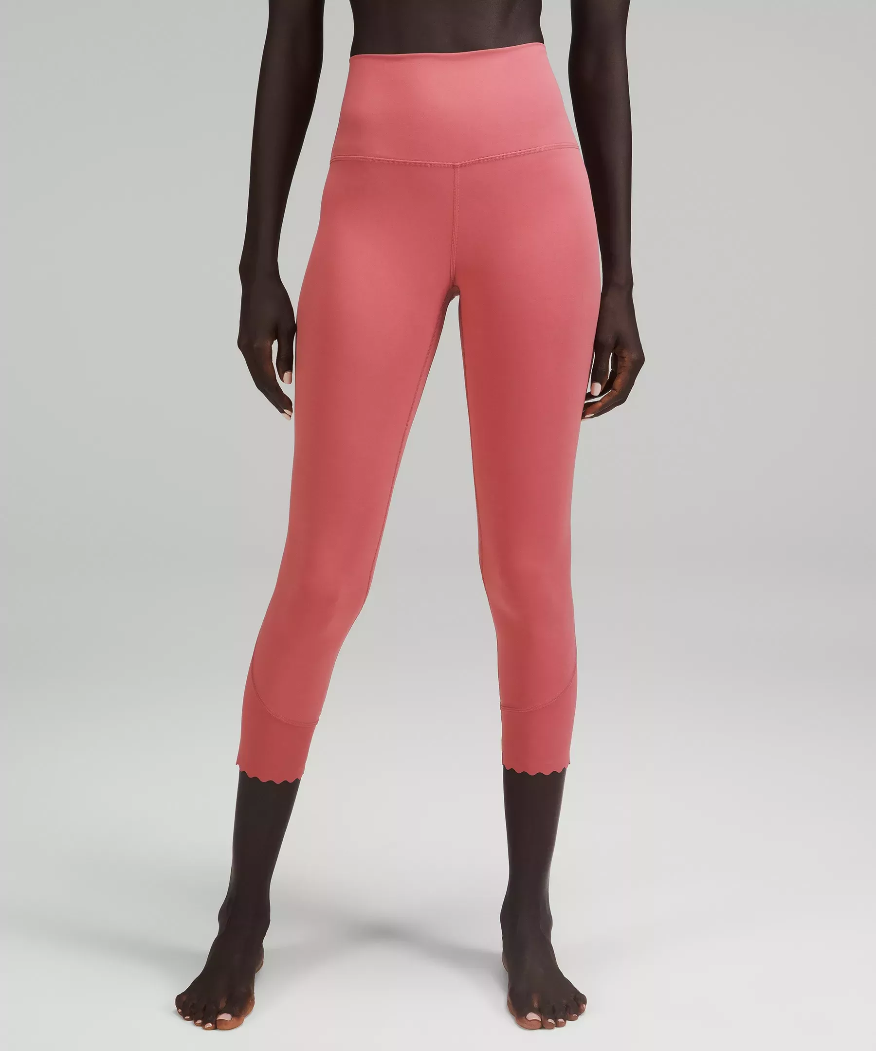 Lululemon scalloped bottom on sale leggings