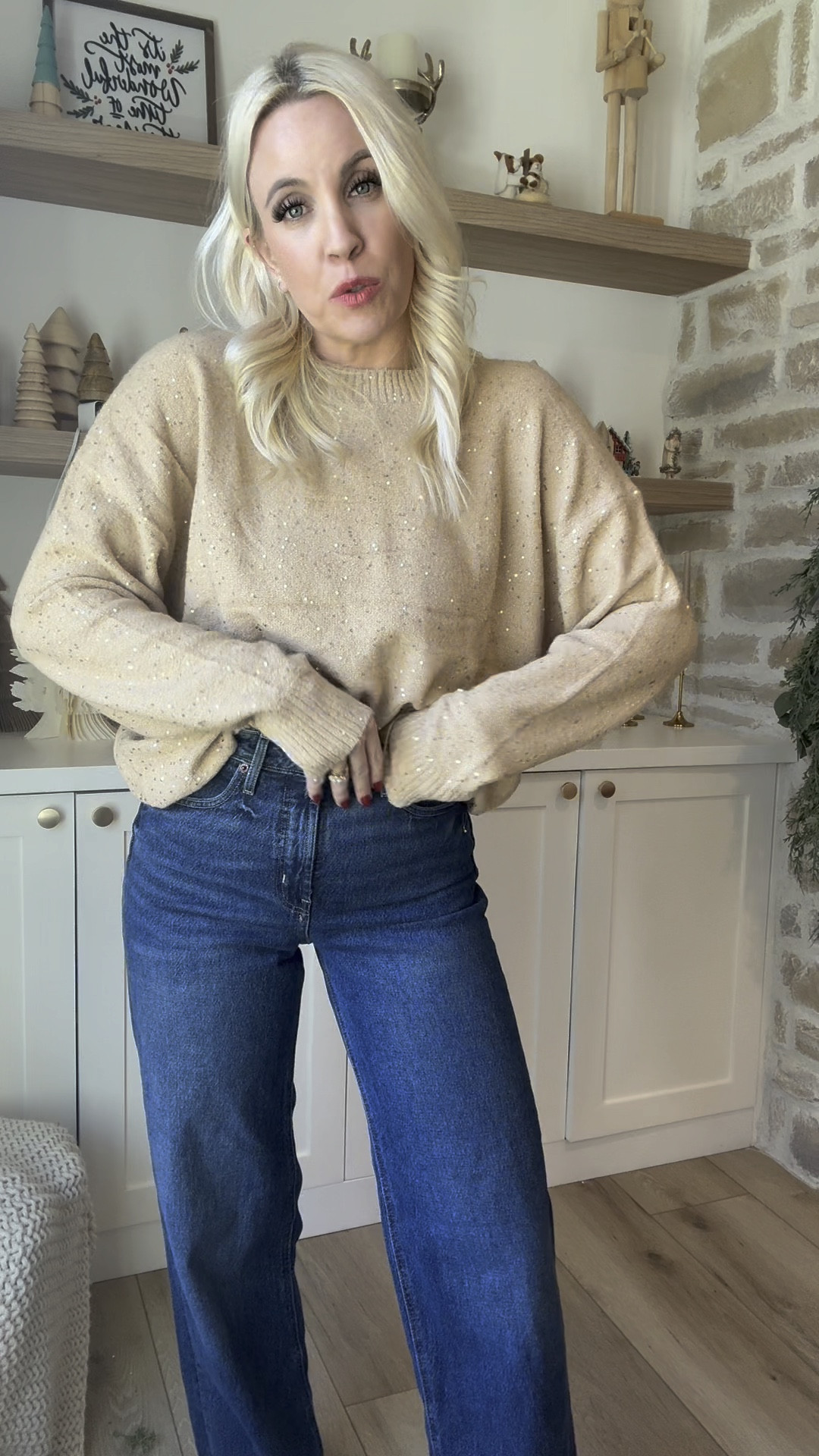 I showed this shirt a few weeks ago and wanted to show it again! I sized up to a large to get this fit and I love it! Would work with almost every color! 

#LTKStyleTip #LTKFindsUnder50 #LTKFindsUnder100