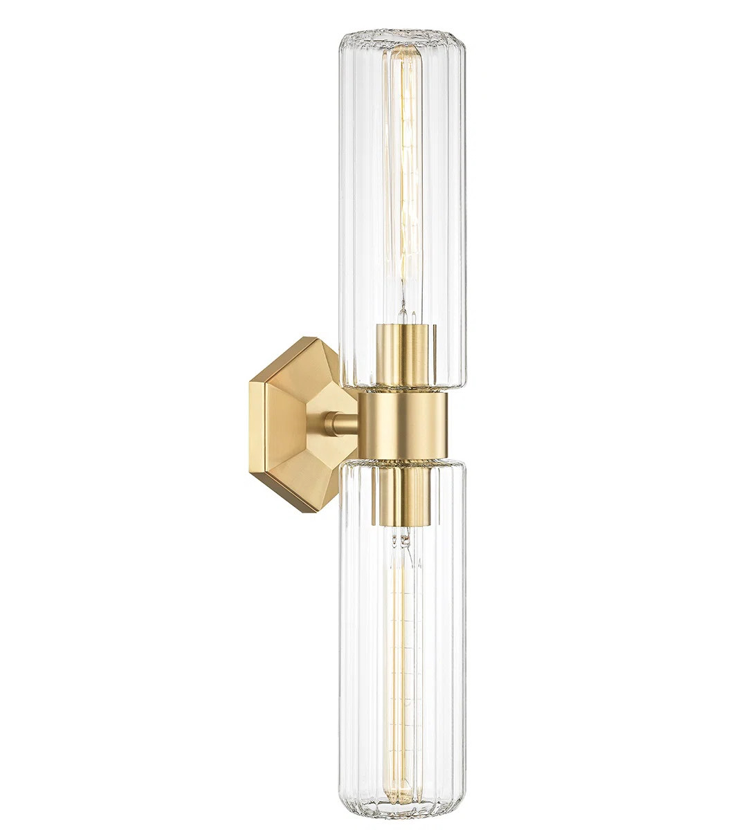 Abigail Solid Brass Armed Sconce | Wayfair North America