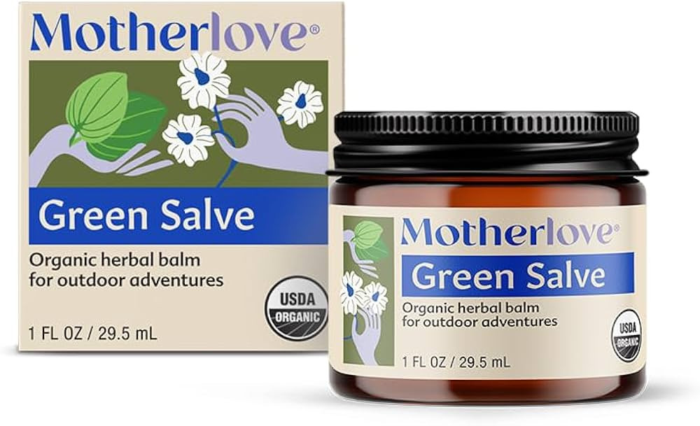 Motherlove Green Salve (1 oz) Family-Friendly Outdoor Adventure Ointment to Soothe Skin - USDA Or... | Amazon (US)