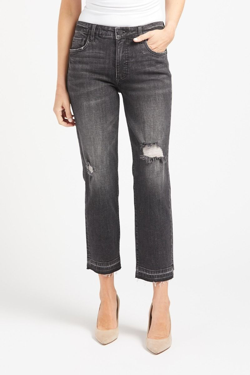 KUT FROM THE KLOTH High Rise Reese Ankle Straight | EVEREVE | Evereve