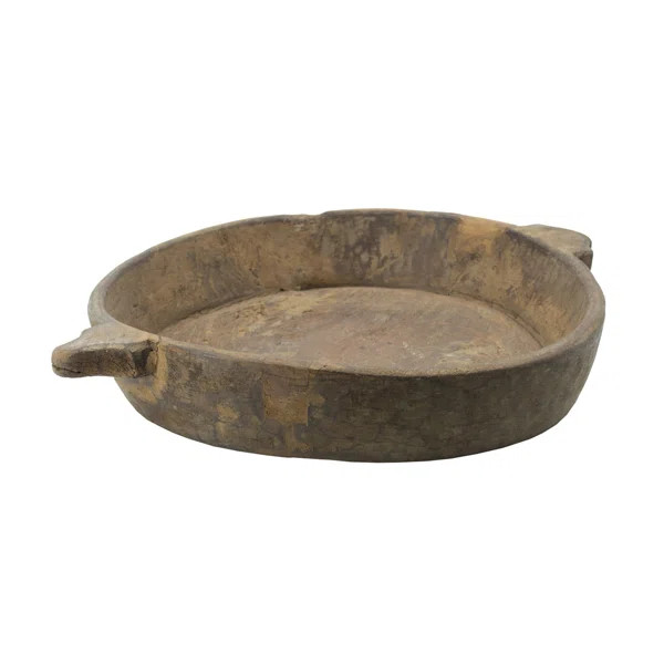 Laneway Wood Decorative Bowl in Brown | Wayfair North America