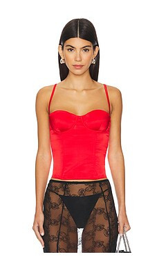 Kiki de Montparnasse Tous Les Jours Bustier in Scarlet from Revolve.com | Revolve Clothing (Global)