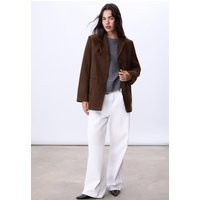 Regular Blazer im Wildlederimitat | Stradivarius DE