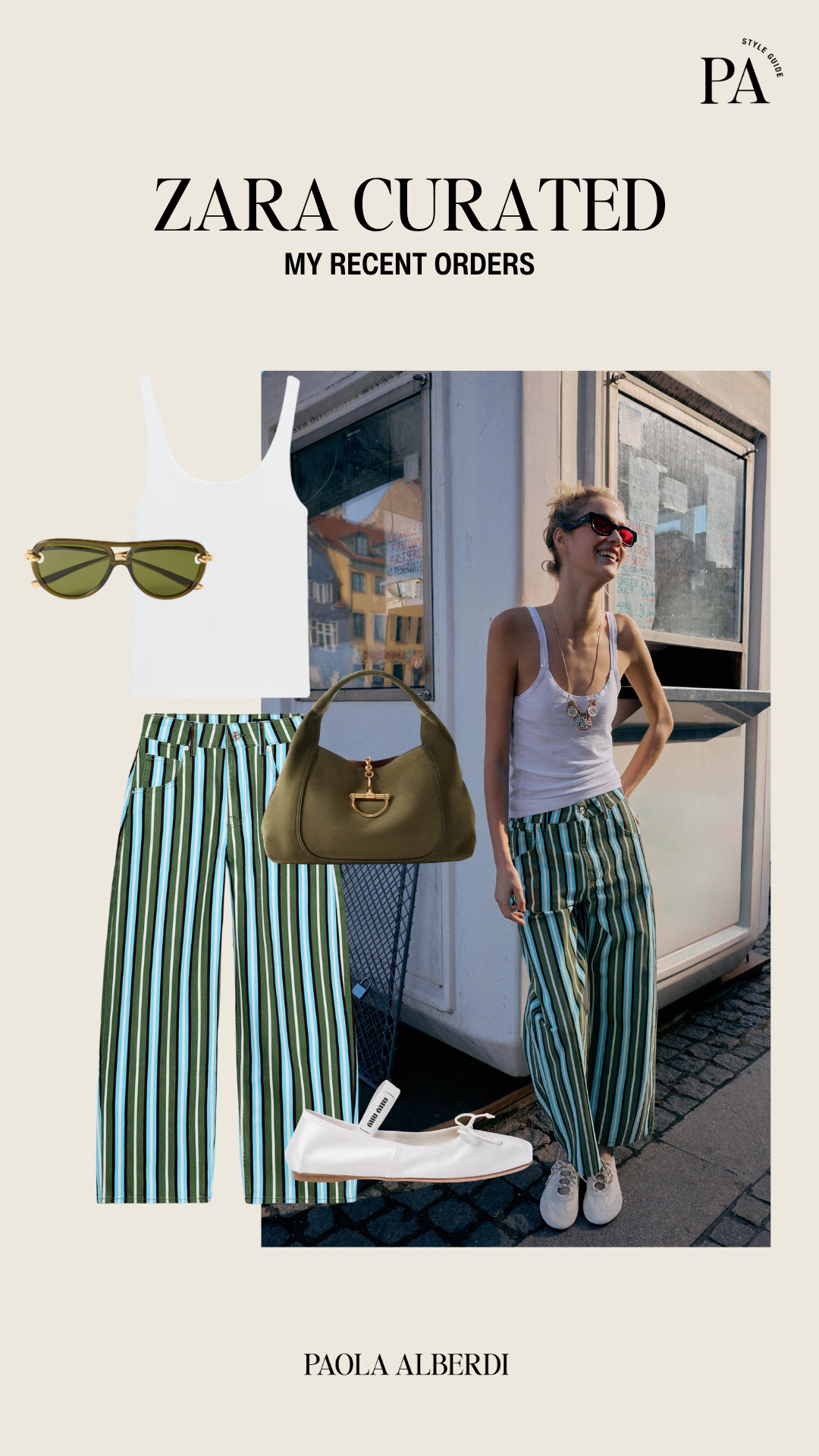 Bright stripes for Spring🩵 

 #LTKgrwm #LTKootd #LTKSeasonal