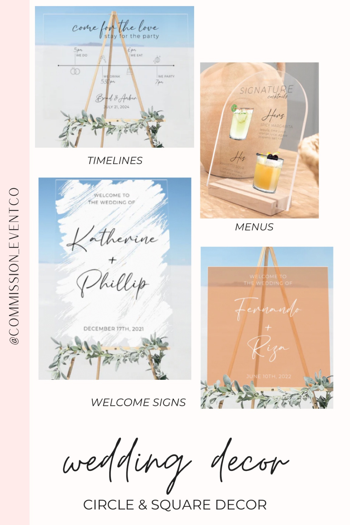 The best acrylic wedding signs for your wedding, baby shower, bridal shower, or event 🥳🫶

Use code COMMISSIONEVENTCO at checkout for 10% off 


#LTKparties #LTKwedding #LTKfamily