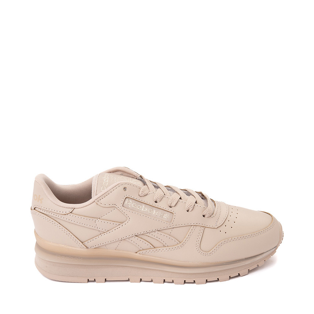 Womens Reebok Classic Leather Clip Athletic Shoe - Modern Beige Monochrome | Journeys