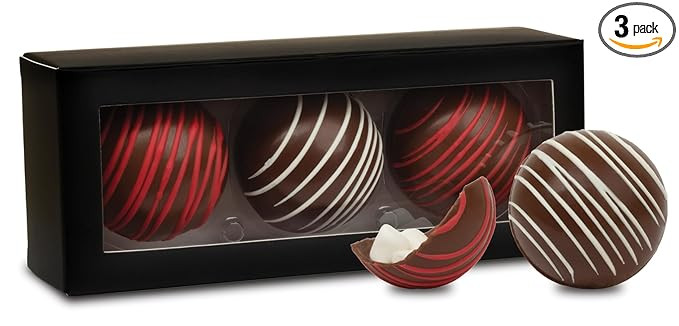 Hot Chocolate Bombs by Chocolate Works, Premium Hot Cocoa Bombs with Marshmallows, Made with Real... | Amazon (US)