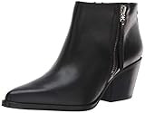 Sam Edelman Women's Walden Ankle Boot, Black Leather, 5 Medium US | Amazon (US)