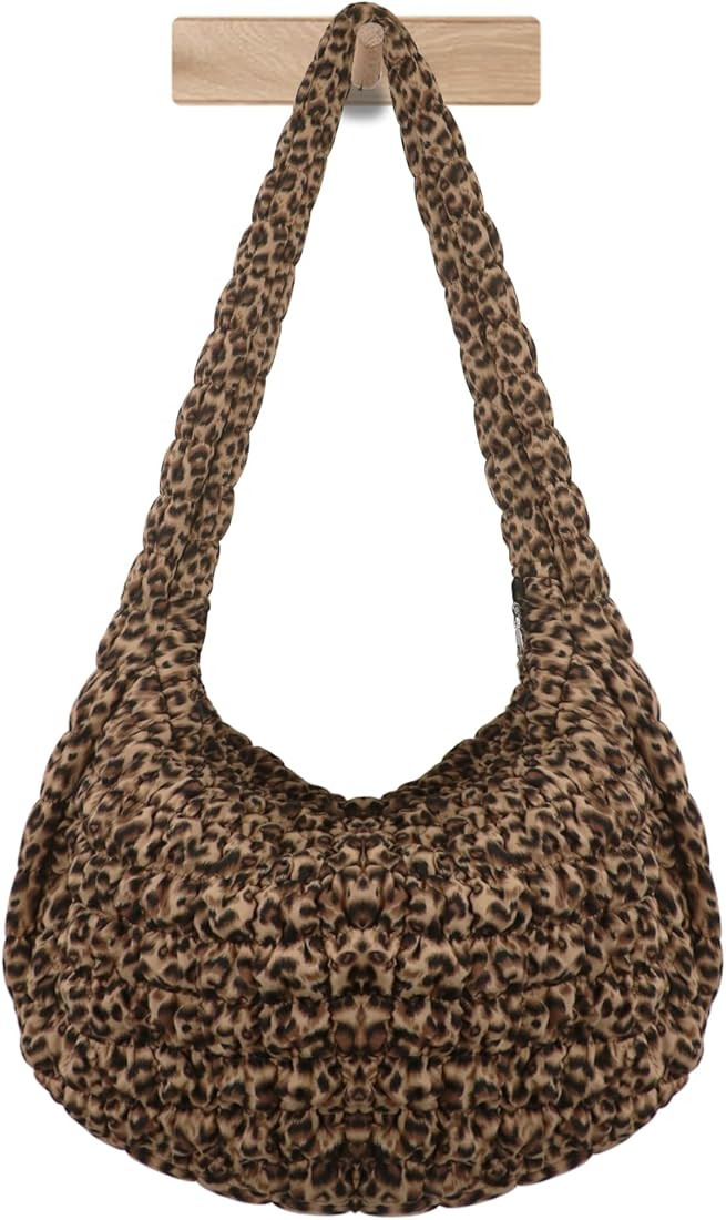 Puffer Tote Bag for Women Large Quilted Puffer Bag LightWeight Quilted Padding Hobo Bag Quilted B... | Amazon (US)