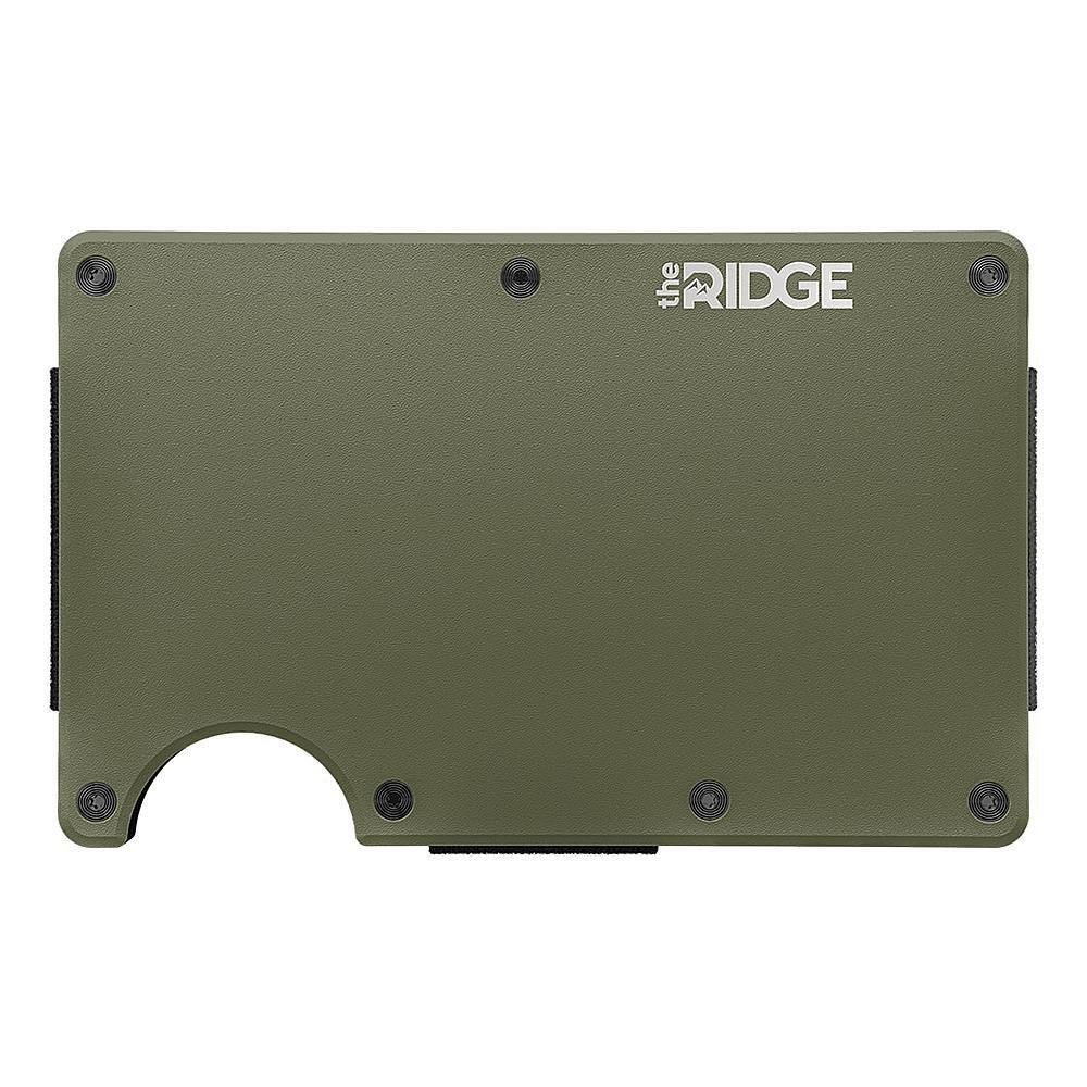 The Ridge Wallet - Aluminum: Money Clip - Matte Olive | Best Buy U.S.