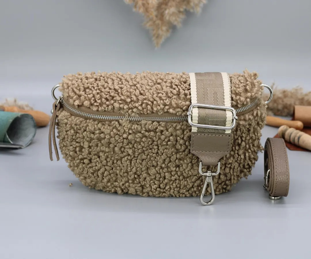 Teddy Fell Bag: Medium Women's Bag with Patterned Strap | Etsy (US)