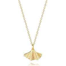 CANEVINKA 18K Gold Plate Coin Pendant Necklace for Women Dainty Compass Sunflower Necklaces Perso... | Amazon (US)