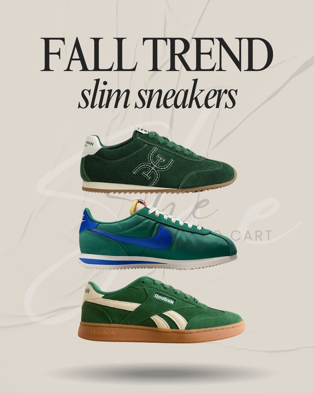 Slim sneakers in green 😍

#LTKShoeCrush #LTKFindsUnder50 #LTKSaleAlert