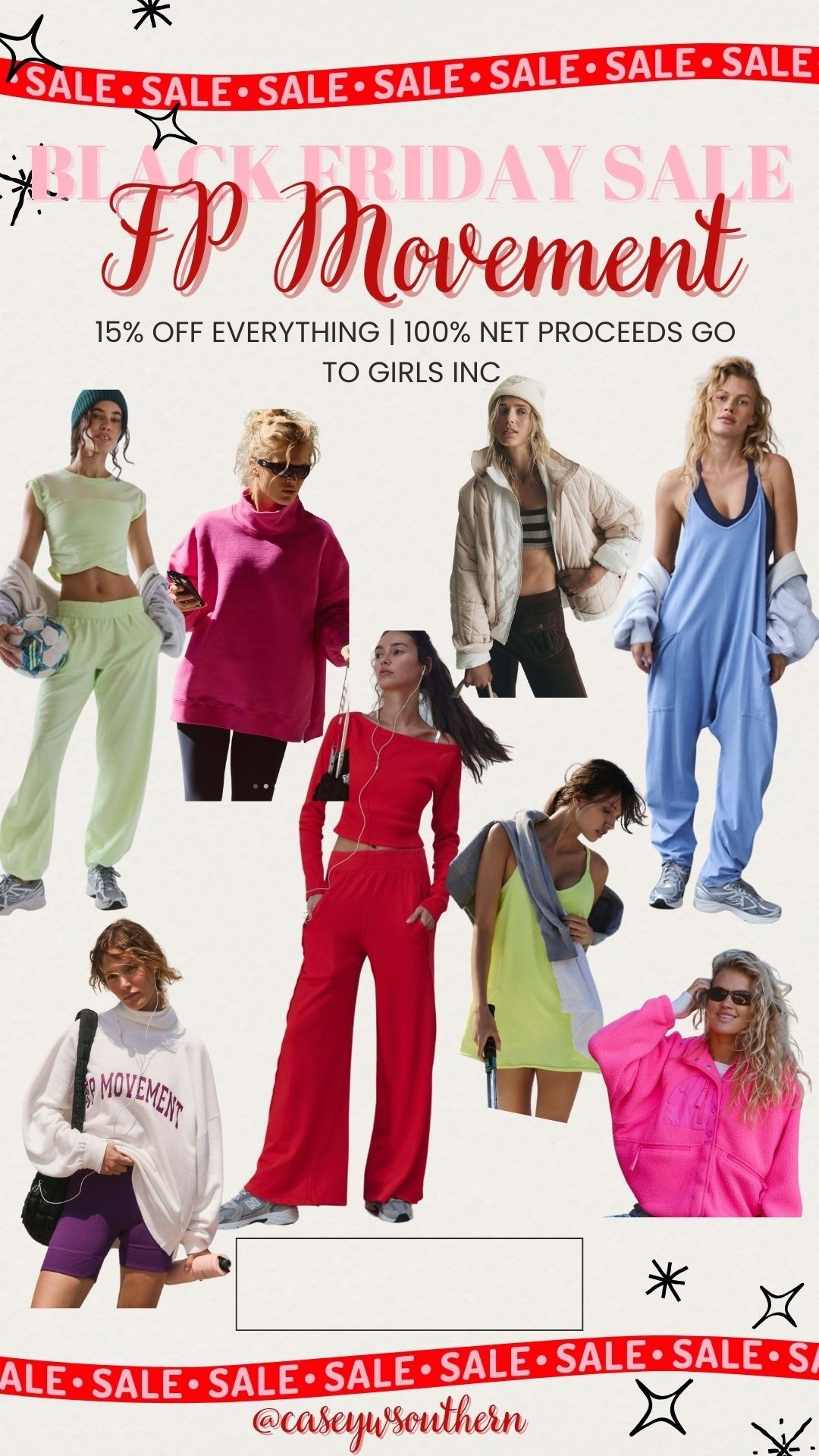 FP movement sale 

15% off 100% net proceeds goes to GIRLS INC 

#LTKHoliday #LTKGiftGuide #LTKCyberWeek