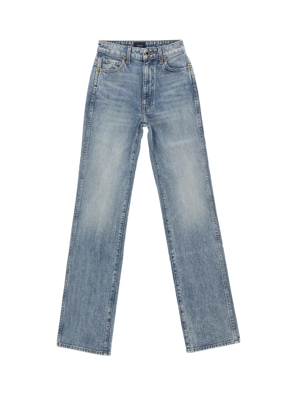 Khaite Danielle Straight Leg Jeans | Cettire Global