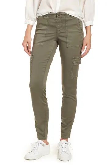 Women's Caslon Utility Pants, Size 23 - Green | Nordstrom