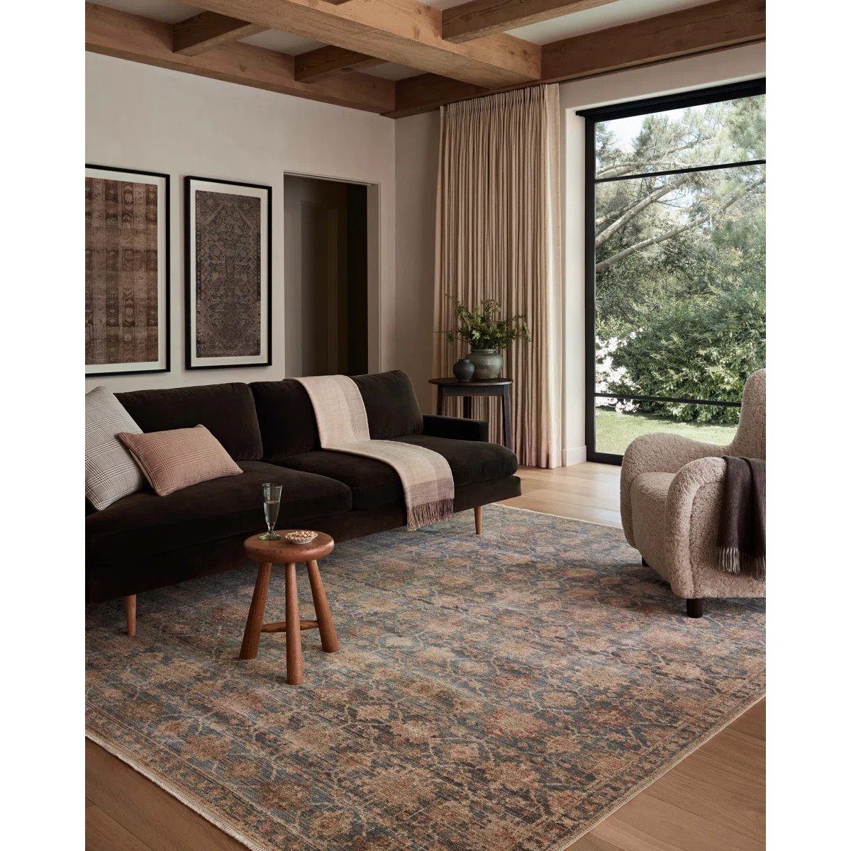Amber Lewis x Loloi Molly Ocean / Sunset Area Rug & Reviews | Wayfair | Wayfair North America