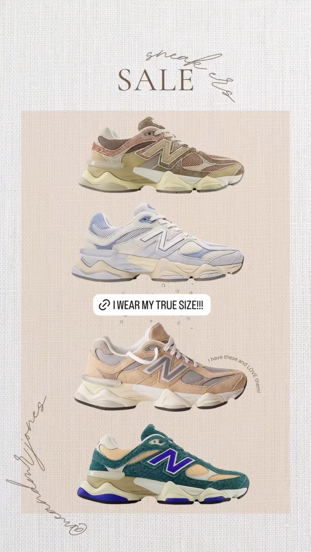 New balance women’s shoe sale. These are so comfortable. #meandmrjones 

#LTKSeasonal #LTKFindsUnder50 #LTKFindsUnder100