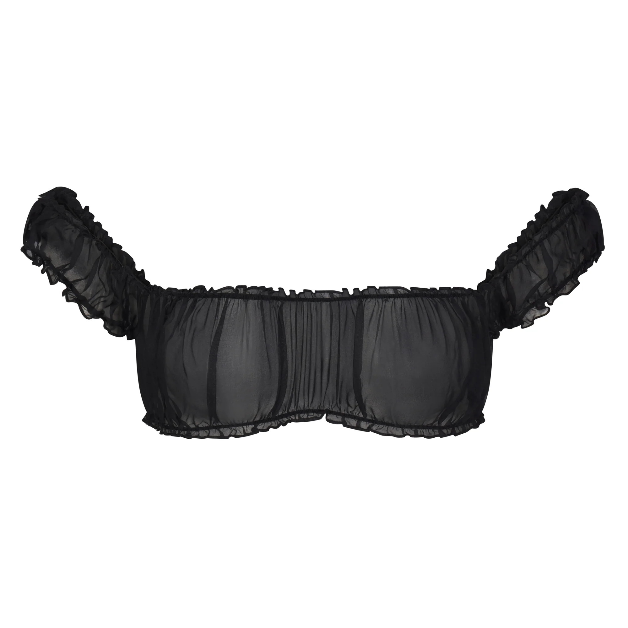 SKIMS ROMANCE CHIFFON CROP TOP | SKIMS (US)