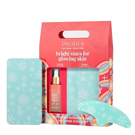 Pacifica Glow Baby Brightening Serum & Reusable Face Mask Set – Vitamin C + Glycolic Acid for R... | Amazon (US)