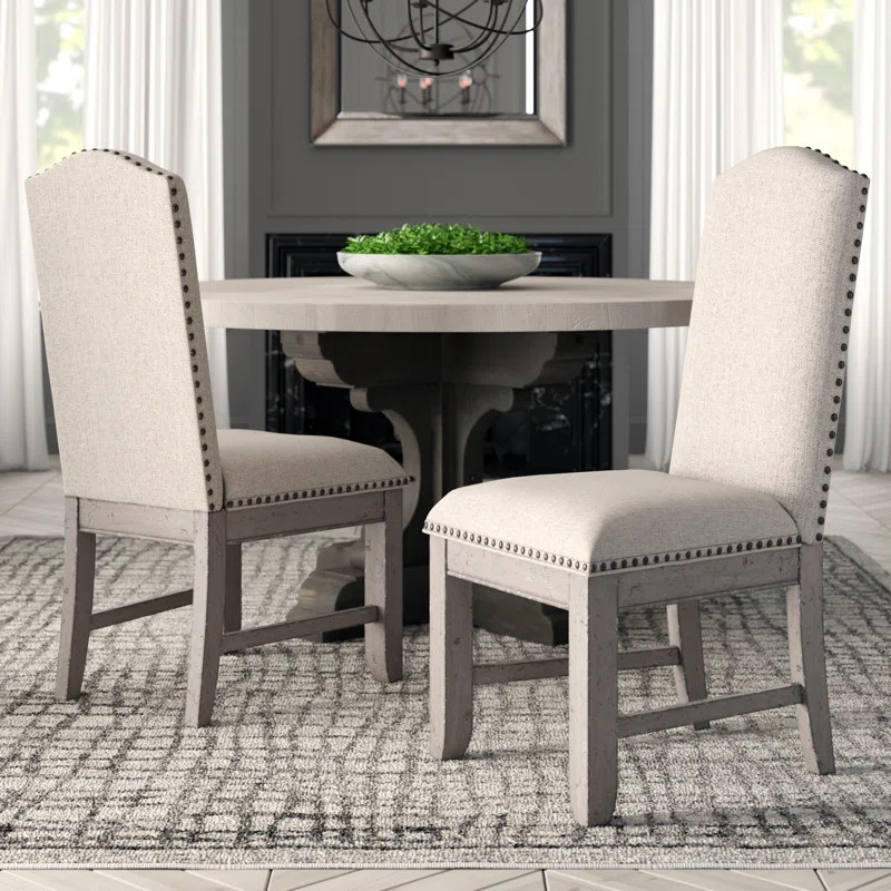 Devers Upholstered Side Chair in Cream | Wayfair North America