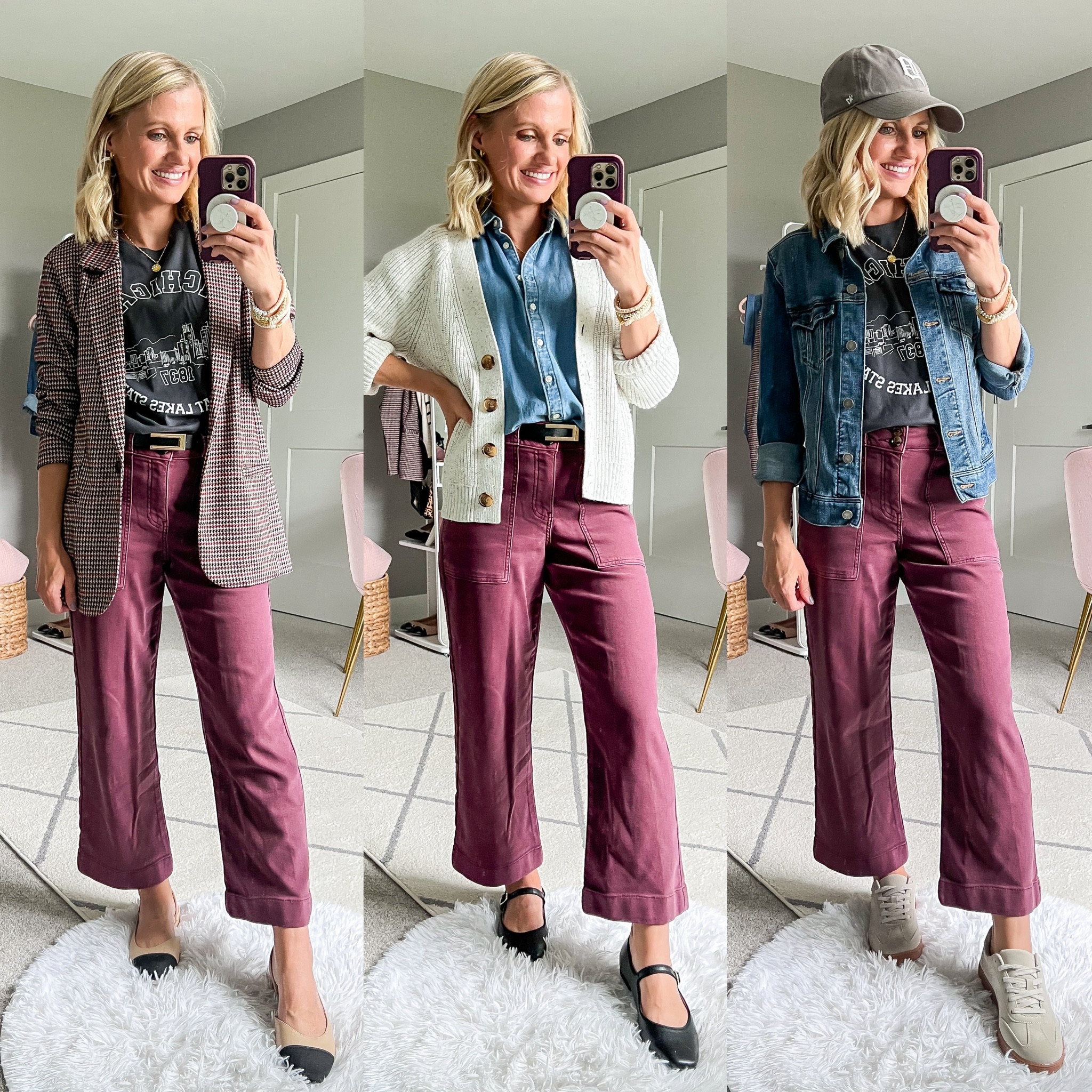 Mom-friendly fall capsule wardrobe outfits. For more details on post visit thriftywifehappylife.com

#LTKSeasonal #LTKFindsUnder100 #LTKStyleTip