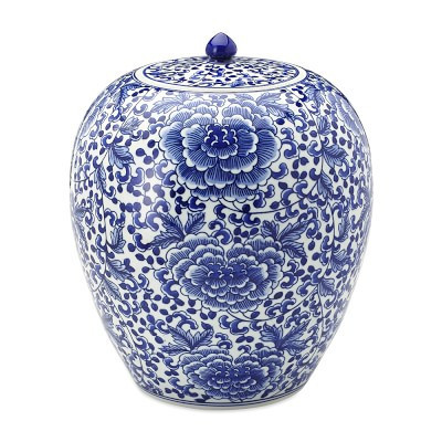 Rose Motif Ginger Jar with Lid | Williams-Sonoma